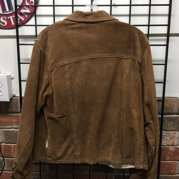 Skotts Suede Women's Jacket Brown Large - Picture 2 of 10